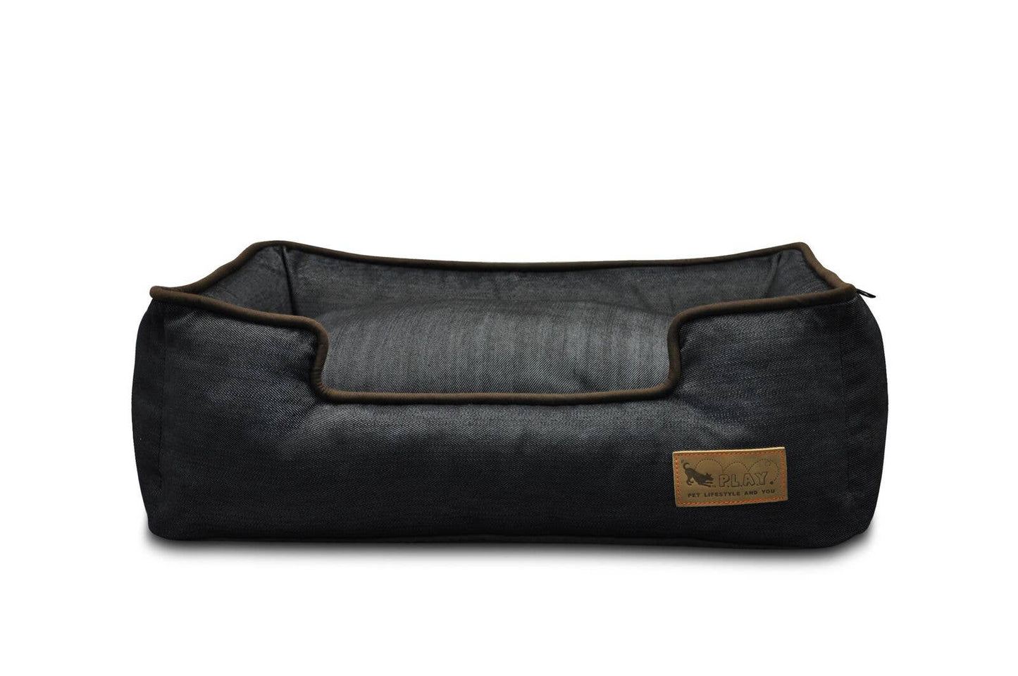 P.L.A.Y. Pet Lifestyle and You - Denim Lounge Bed - Brown (Large)