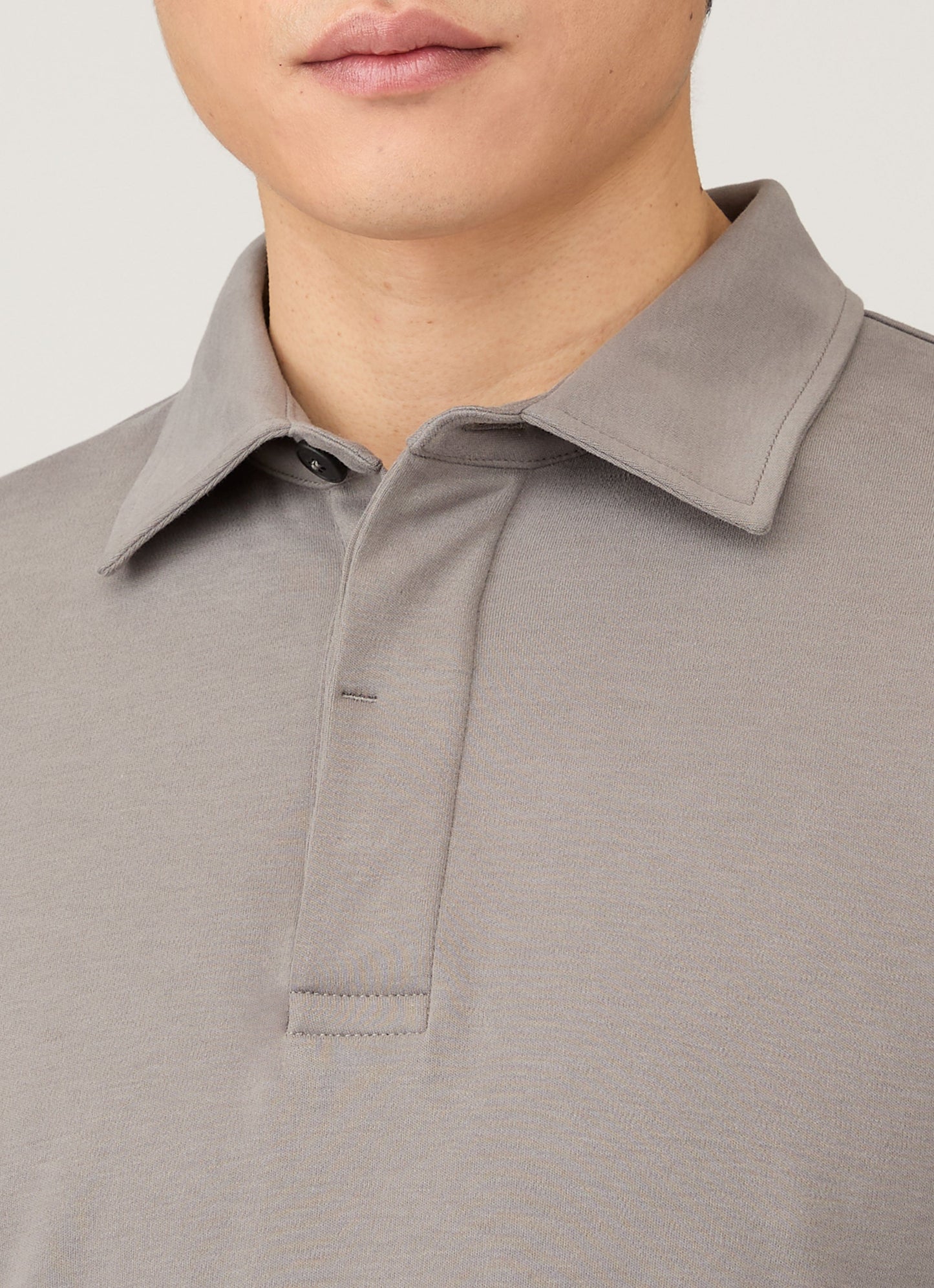 Mens Heavyweight Rugby Polo Shirt In Iron Grey Mpol1066 Gyfe
