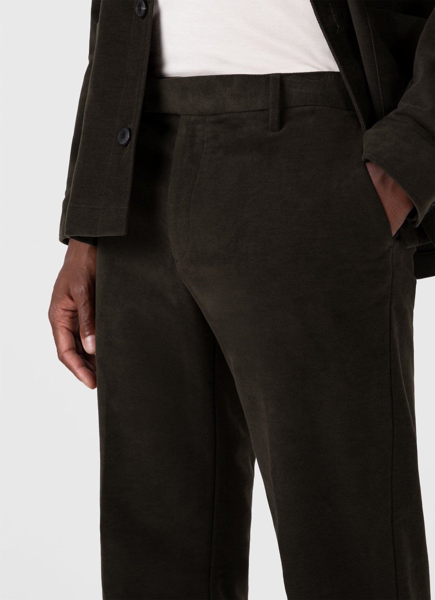 Mens Moleskin Trouser In Peat Mtrs3111 Gnih