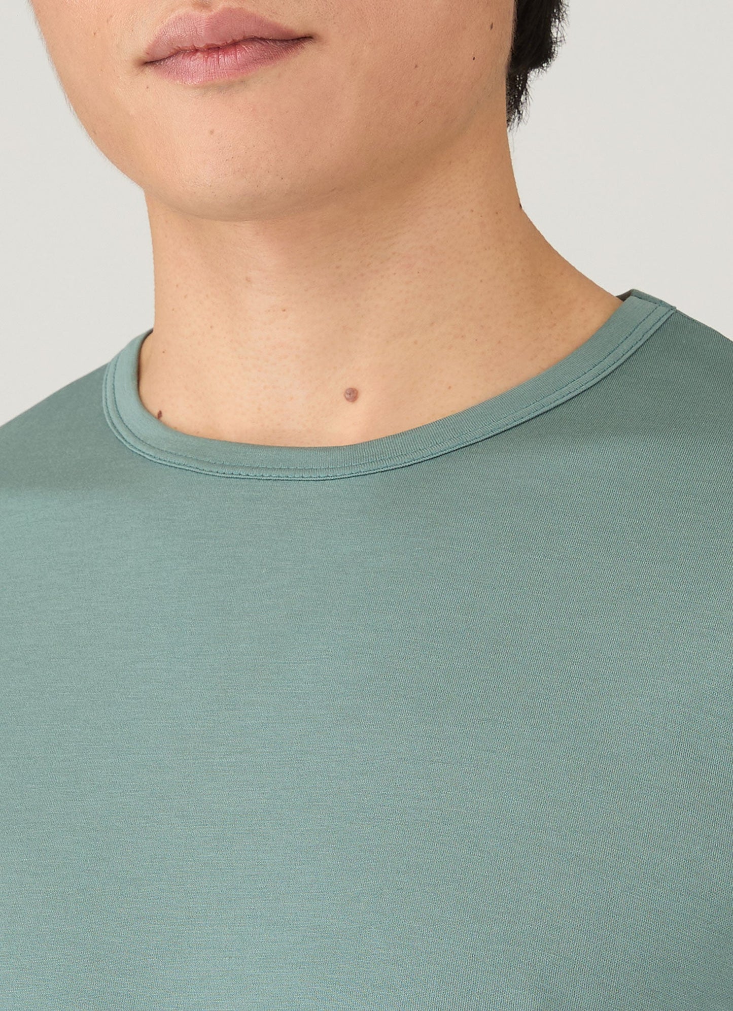 Mens Classic Tshirt In Steel Green Mtsh0001 Gniu