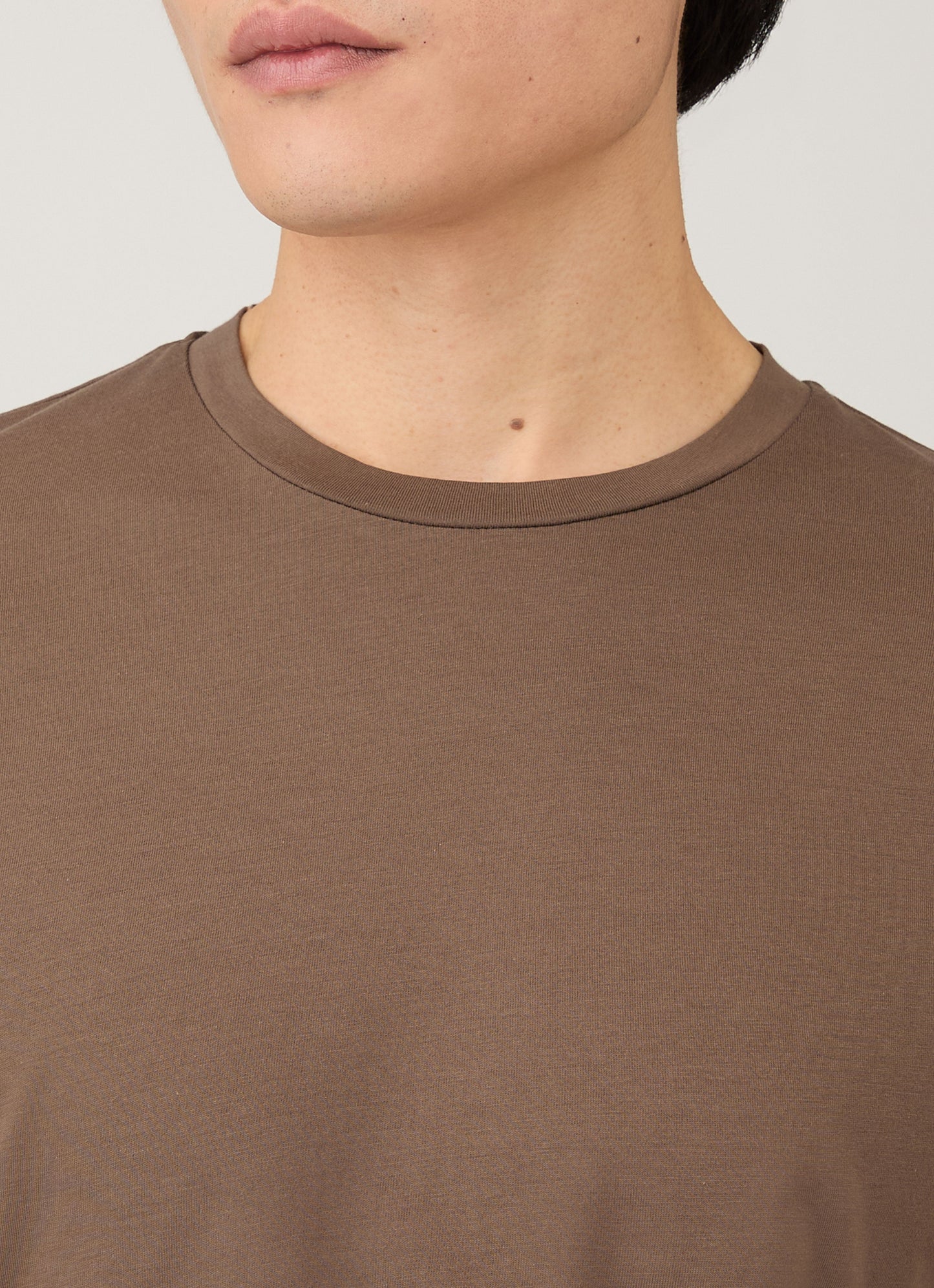 Mens Riviera Midweight Tshirt In Bark Mtsh0007S Brgc