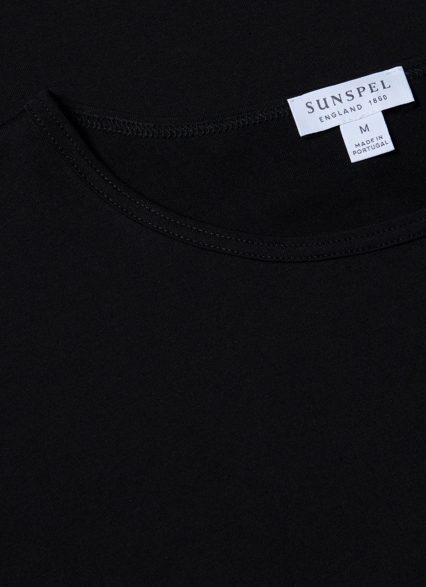 Mens Superfine Cotton Underwear T Shirt In Black Mtsh4001