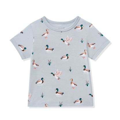 Toddler Basic Tee in Mallard Duck