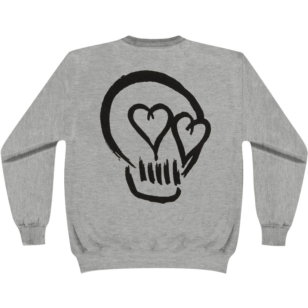 5 Seconds Of Summer Skull Sweat Grey Sweatshirt