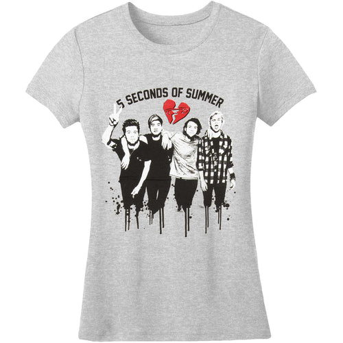 5 Seconds Of Summer Dripping Junior Top