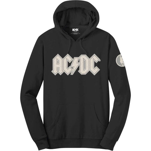 AC/DC Logo & Angus (Applique Motifs) Hooded Sweatshirt