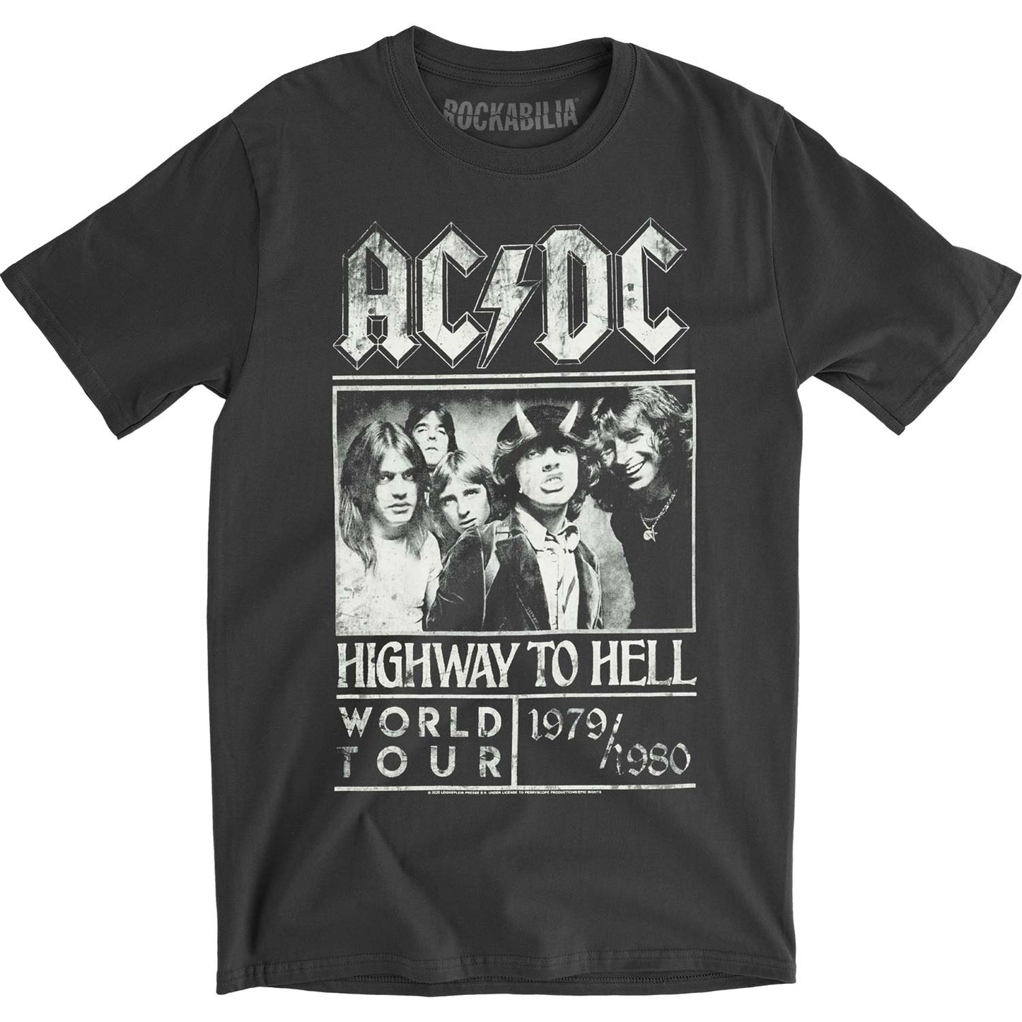 AC/DC Highway To Hell Poster Vintage T-shirt