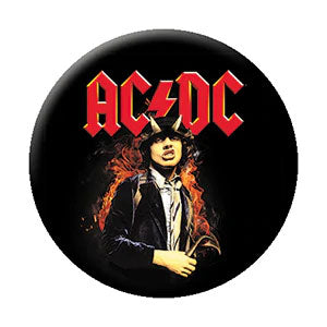AC/DC Angus On Fire Button
