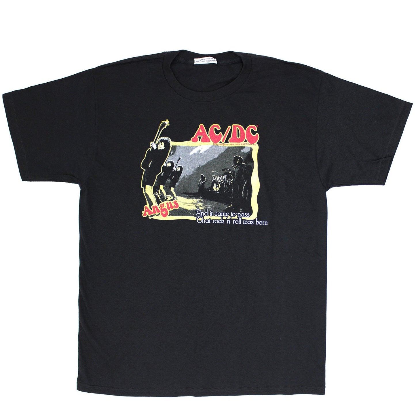 AC/DC And it came to pass That rock 'n' roll was born Angus T-shirt