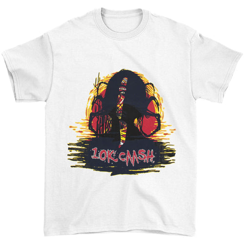 10k.Caash Face Art & Logo T-shirt