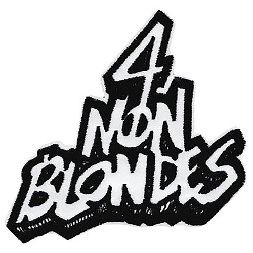 4 Non Blondes Logo Embroidered Patch