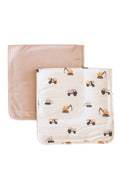 2pc Burp Cloth Set | Little Builder