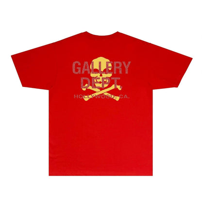 Gallery Dept T Shirt Retro Printed Loose Short-Sleeved Shirt