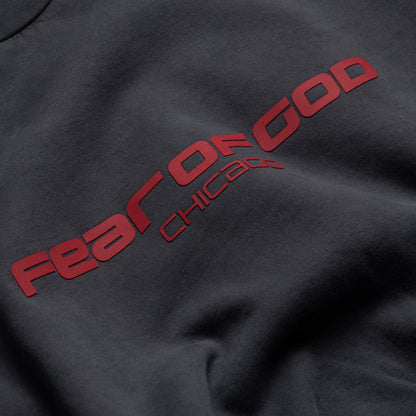 Fear Of God Essentials Chicago Heavy Fleece Cropped Sweatshirt - Iron Grey