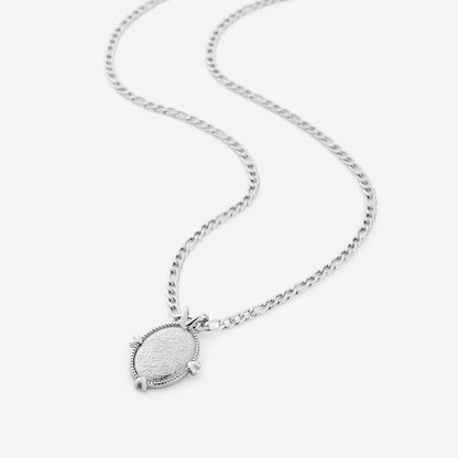 Walk to Me, and I'll run to you Medallion Necklace | Men