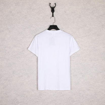 Bathing Ape T-Shirt Spring and Summer Ape Head Color Letter Print Short-Sleeve Loose Couple Casual T-shirt