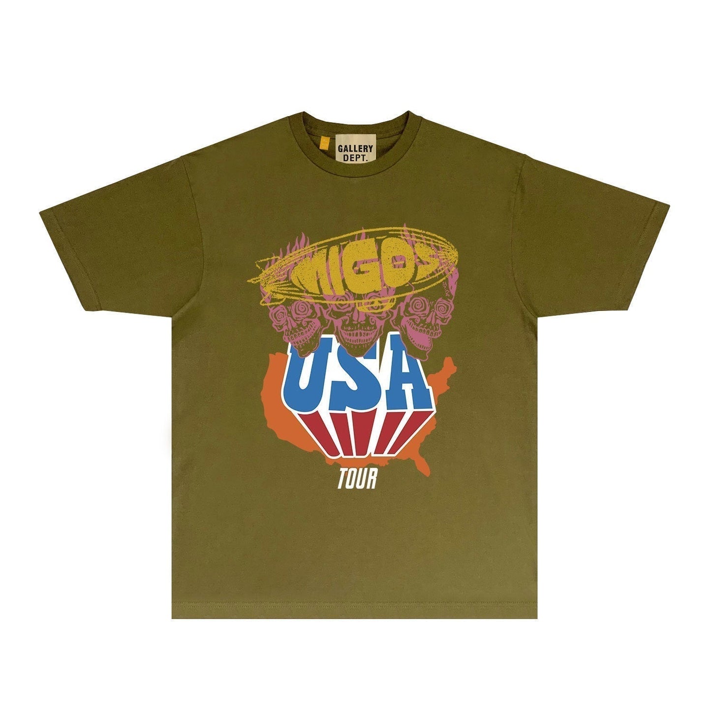 Gallery Dept T Shirts European And American Tee Shirt Short Sleeve T-Shirt Blouse