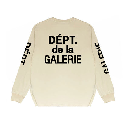 Gallery Dept Long Sleeved Shirt Fashion Brand Long Sleeve Long-Sleeved T-shirt Blouse