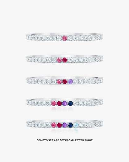 1.3 mm Personalized Perfect Pavé Diamond Ring