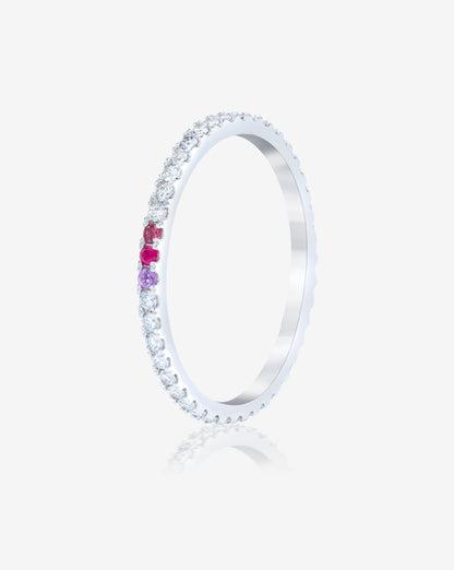 1.3 mm Personalized Perfect Pavé Diamond Ring