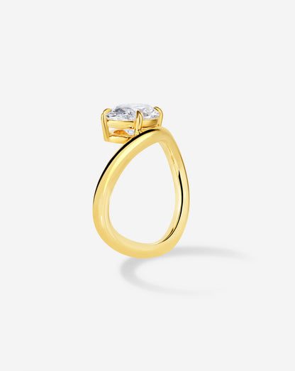 3.09 Oval Lab Diamond in The Wave