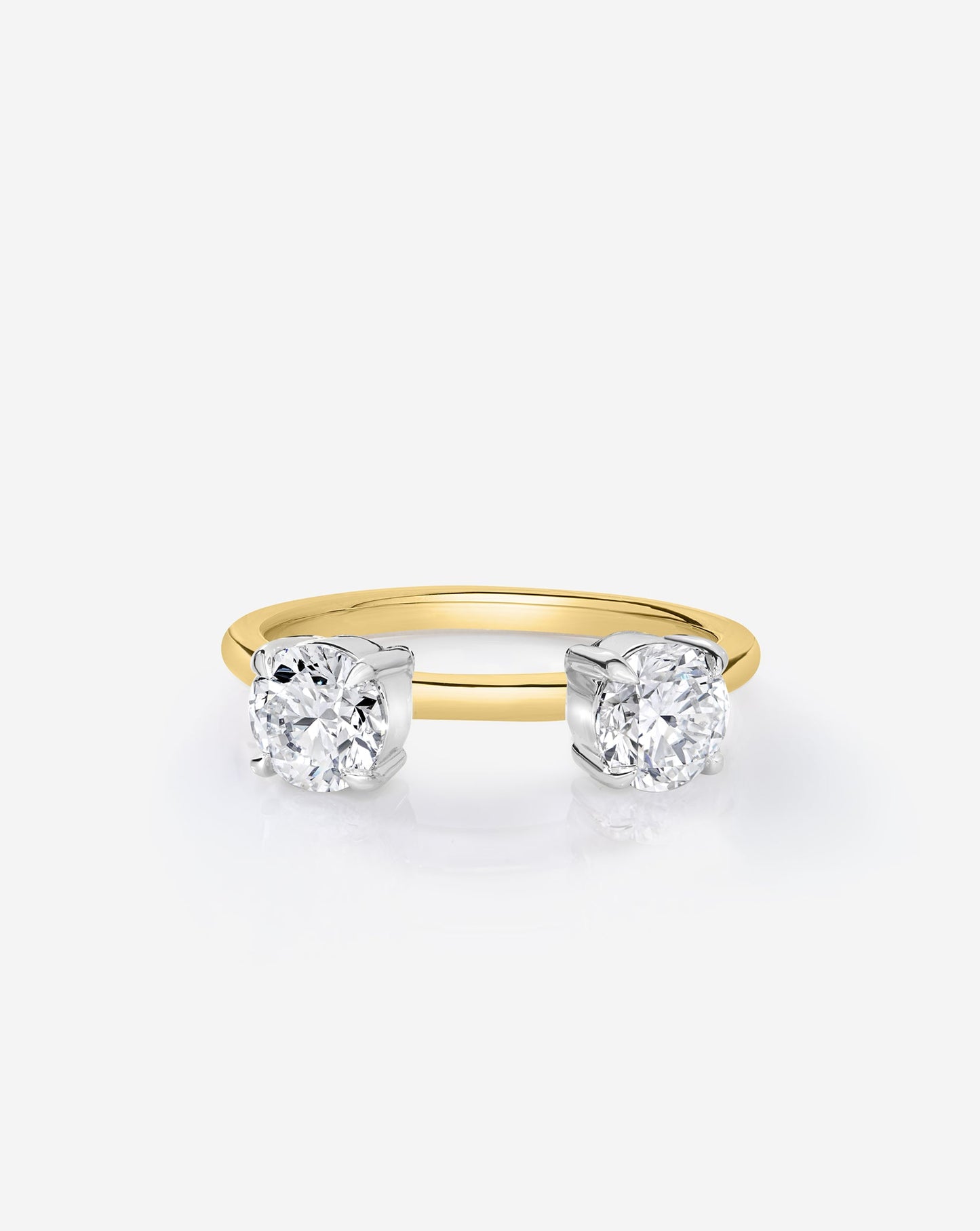 4.02 Round Lab Diamond in Whisper Thin® Embrace