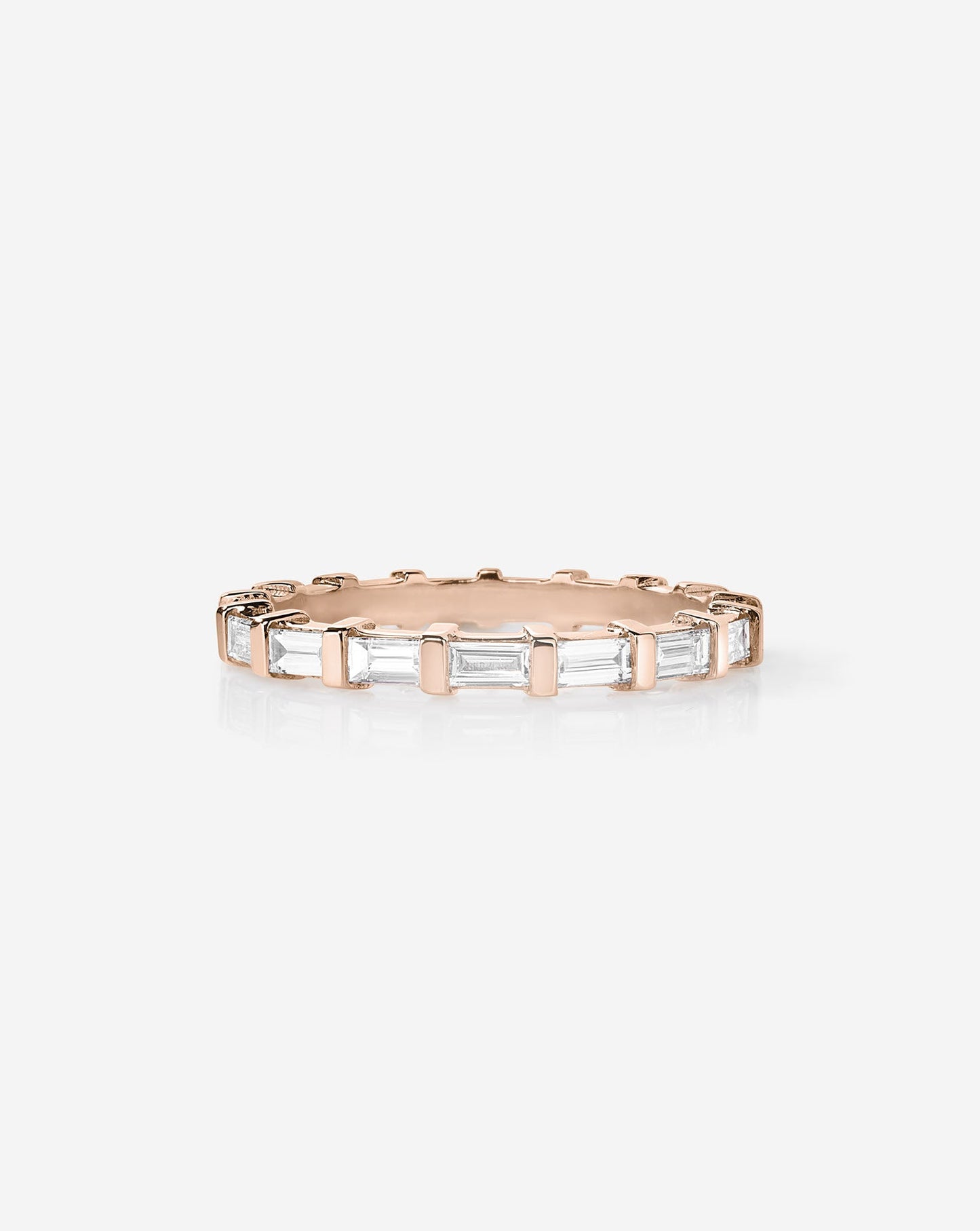 Baguette Bar Diamond Eternity Band