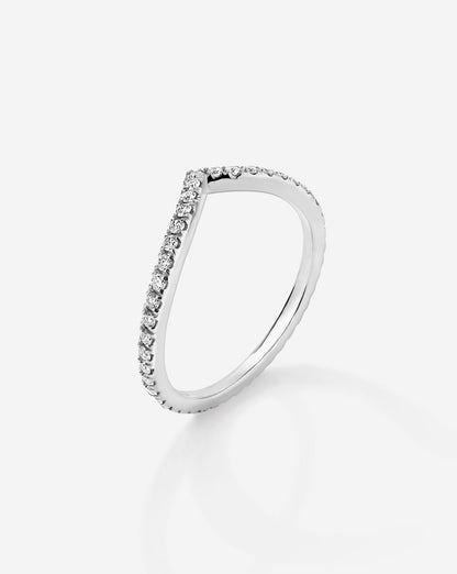Curved Diamond Band