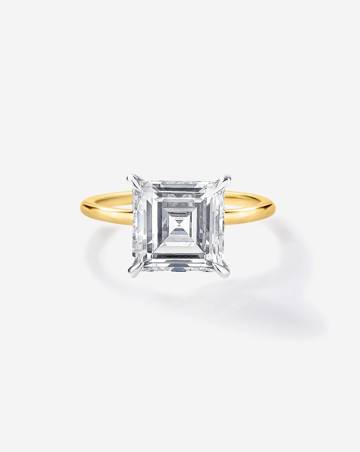 3.05 Asscher Natural Diamond in Whisper Thin®