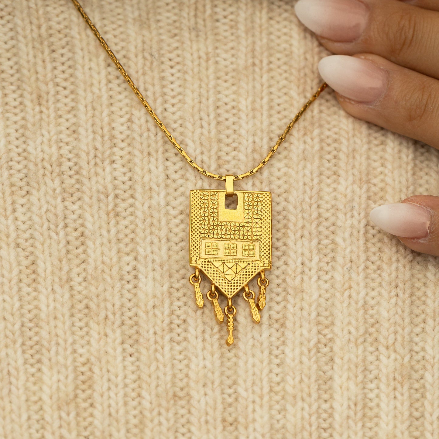 Raining Tatreez Necklace