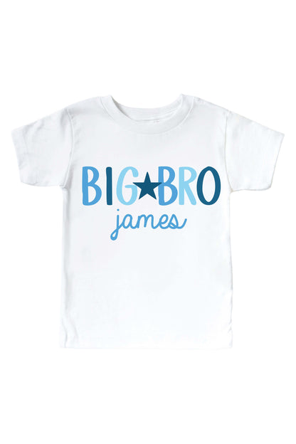 Personalized Promoted To Big Kids Graphic Tee | White