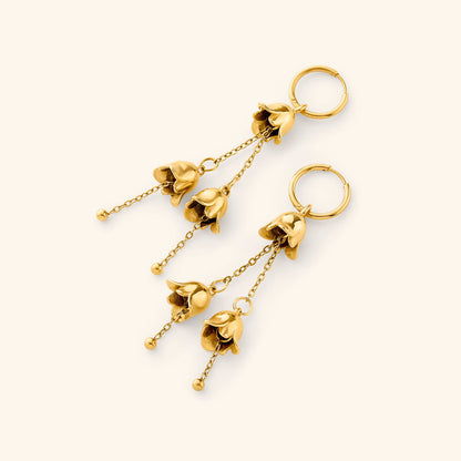 Raining Tulip Hoops