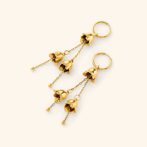 Raining Tulip Hoops