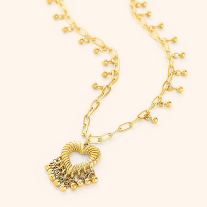Dotted Heartthrob Necklace
