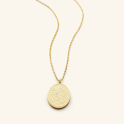 "He found you lost & guided you" Necklace
