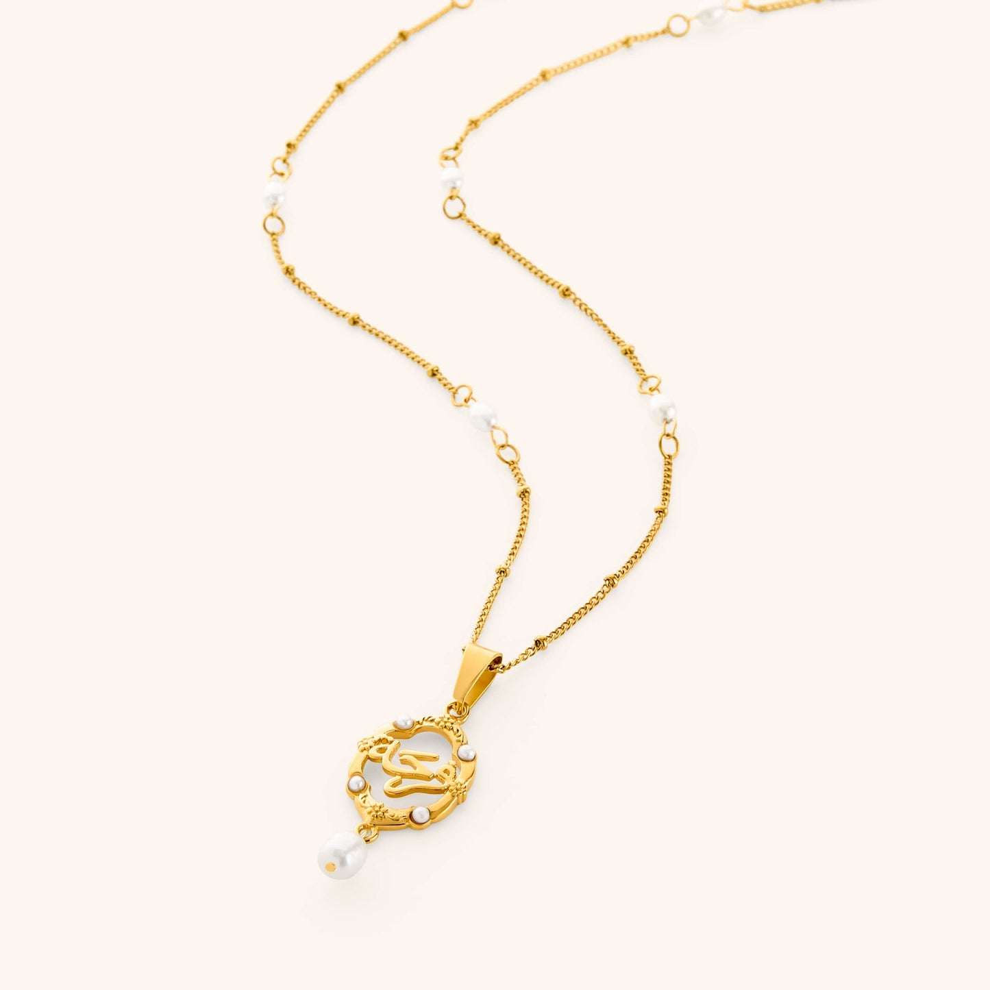 Farah | Joy Framed Pearl Necklace