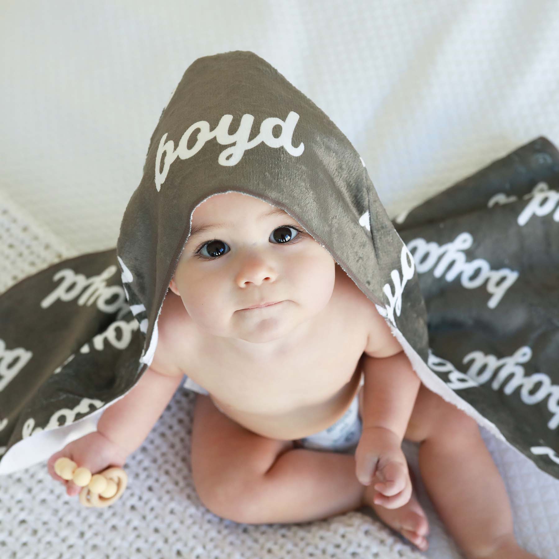 Personalized Hooded Towel | Solids