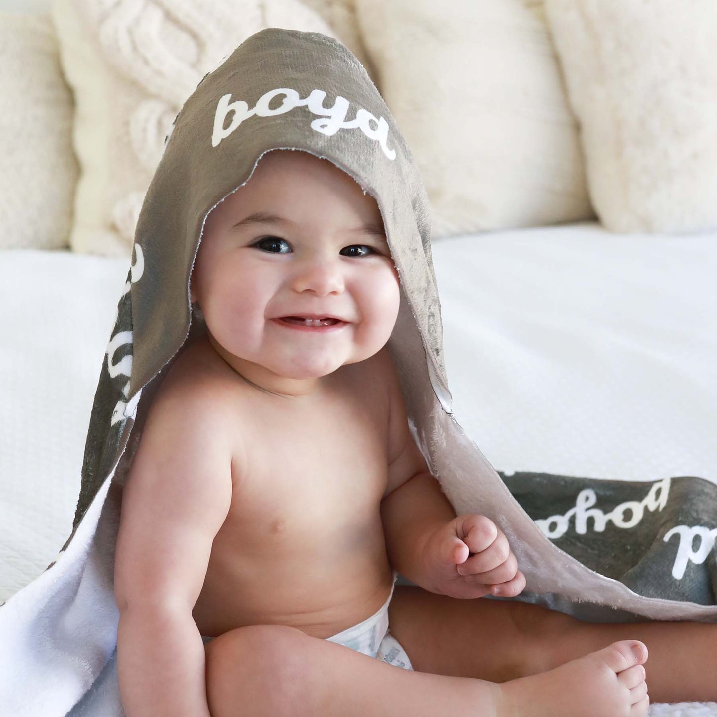 Personalized Hooded Towel | Solids