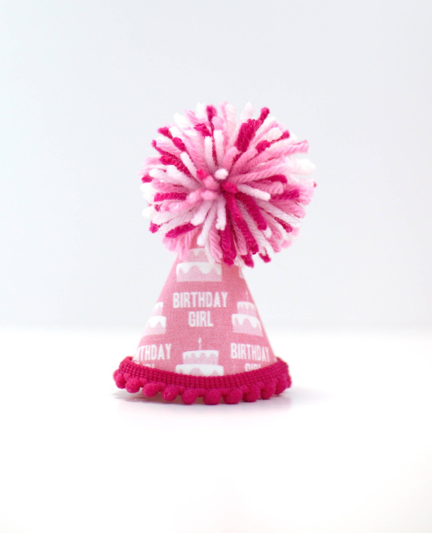 Pup Party Hats - Birthday Girl Pink Ink Party Hat