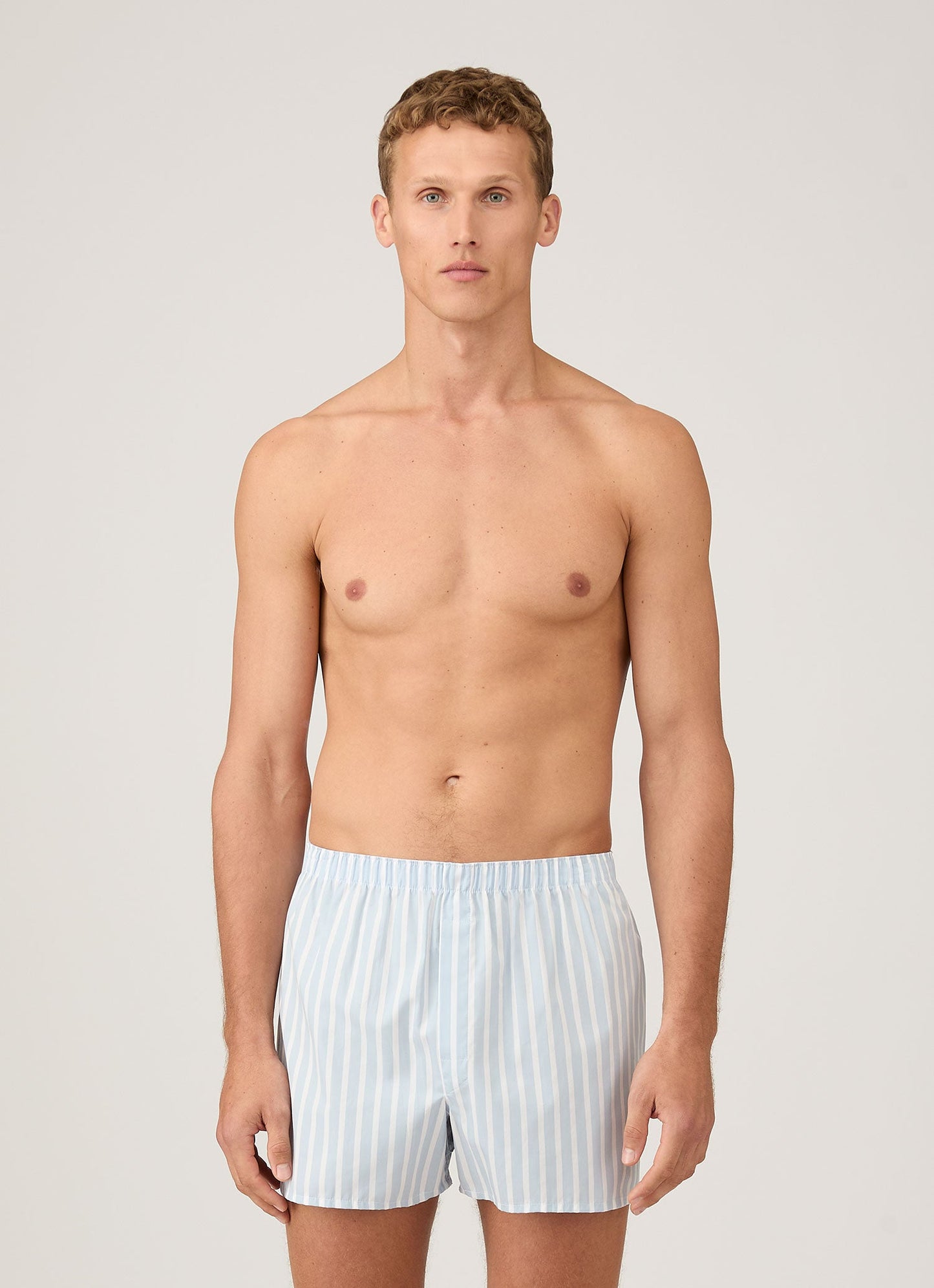Mens Classic Boxer Shorts In Sky Blue Mbox4700 Stmz