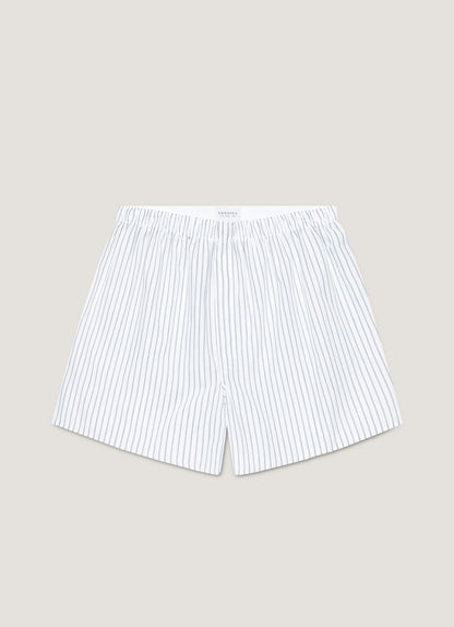 Mens Classic Boxer Shorts In White Blue Yellow Mbox4700 Stnx