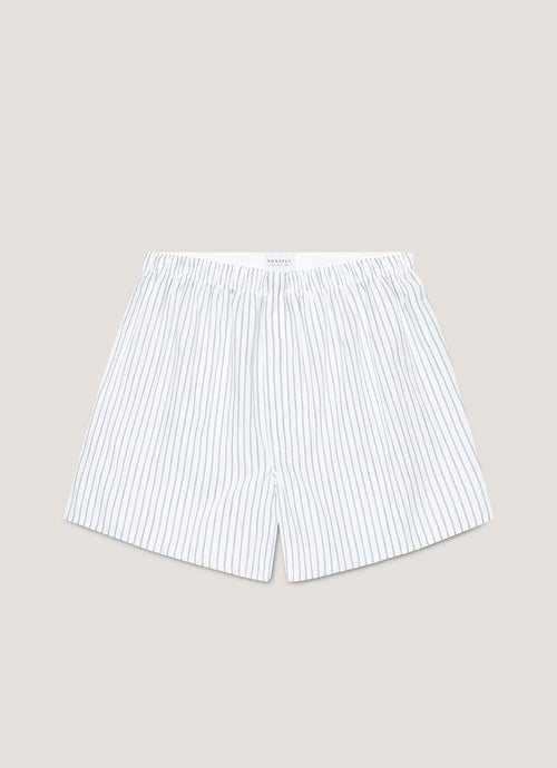 Mens Classic Boxer Shorts In White Blue Yellow Mbox4700 Stnx