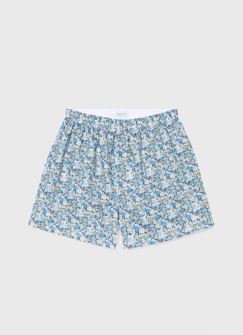 Mens Liberty Print Boxer Shorts In Liberty Libby Floral Mbox4701L Butl
