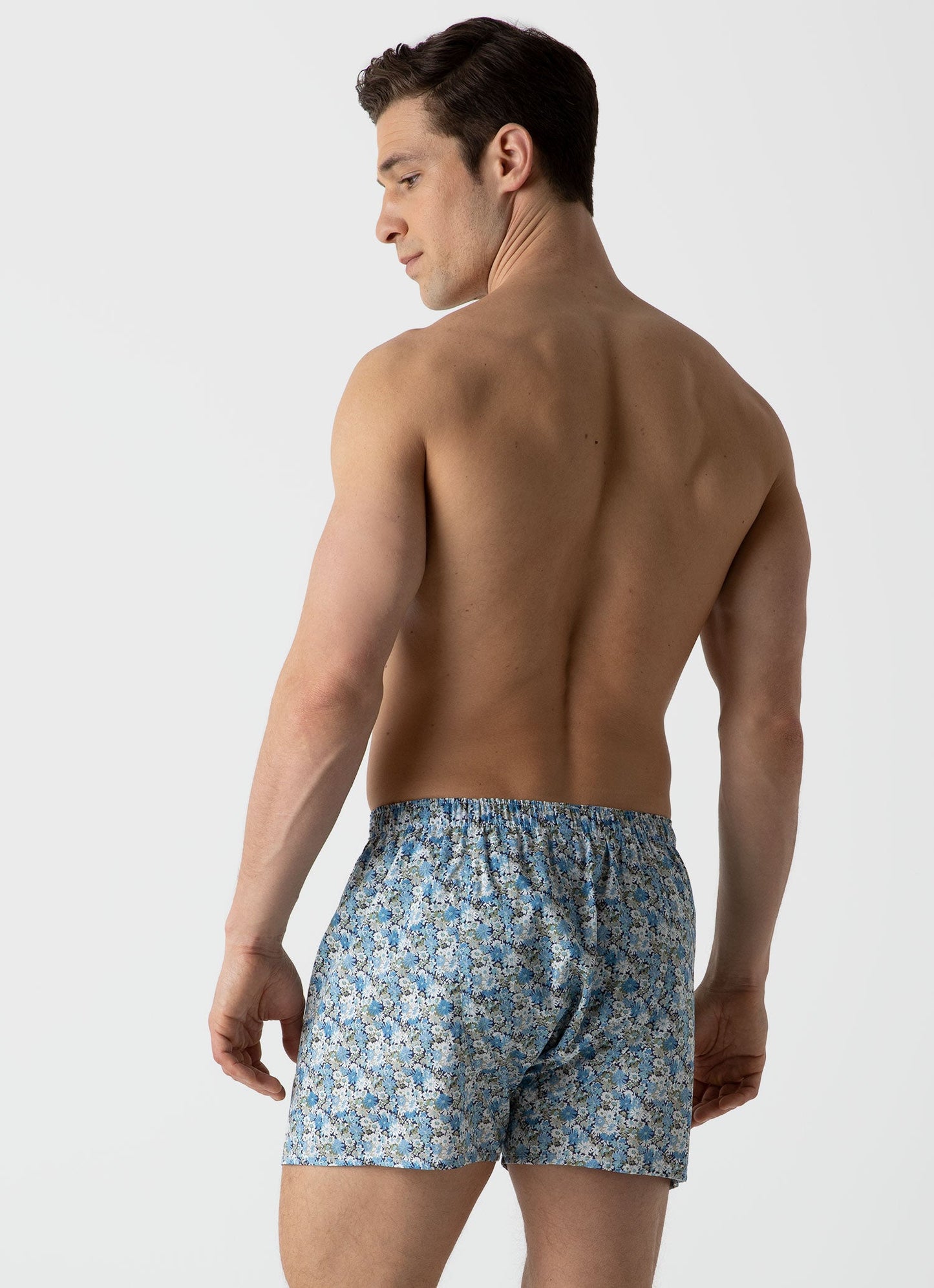 Mens Liberty Print Boxer Shorts In Liberty Libby Floral Mbox4701L Butl
