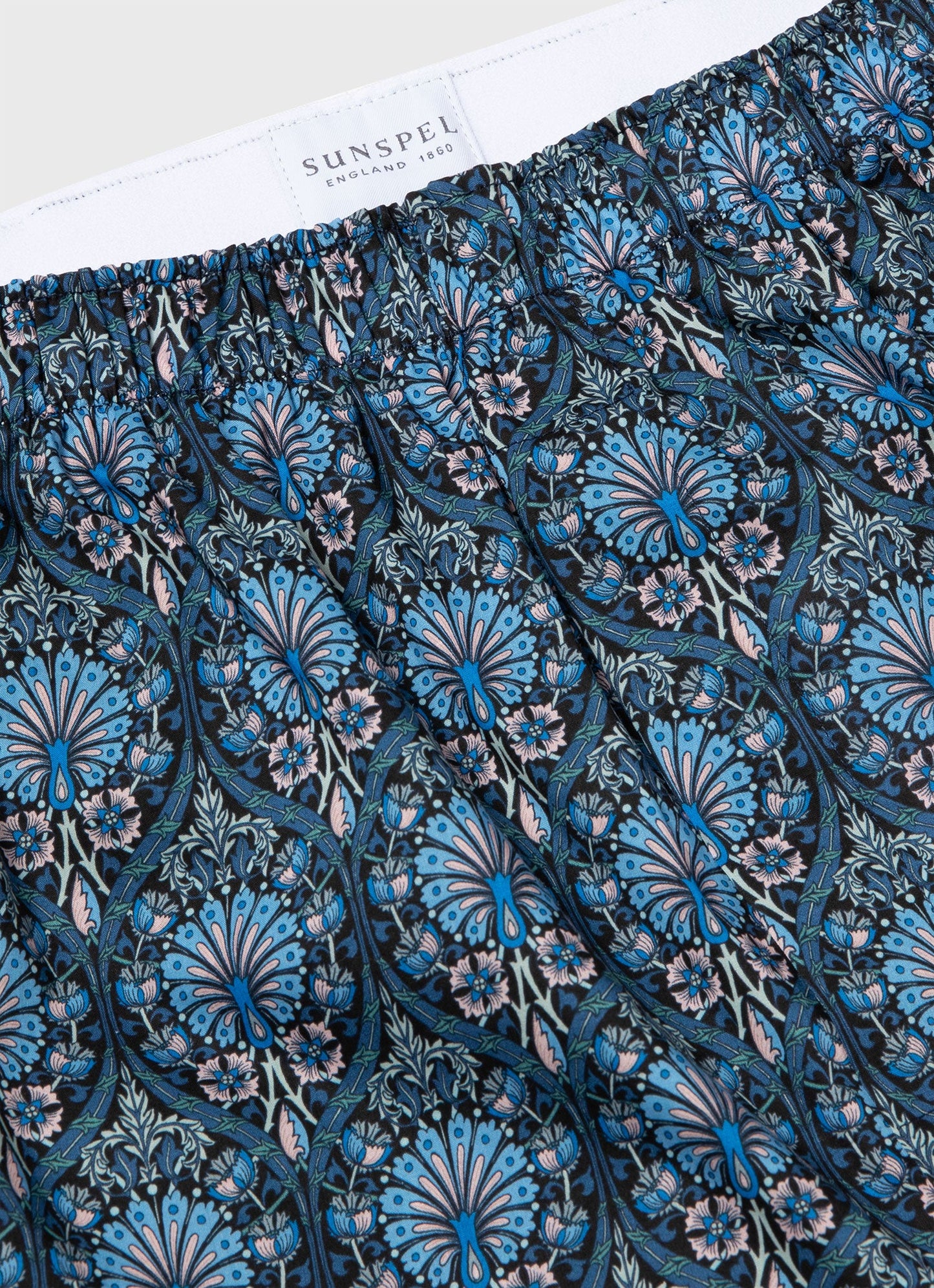 Mens Classic Boxer Shorts In Liberty Fabric In Peacock Place Mbox4701L Butw