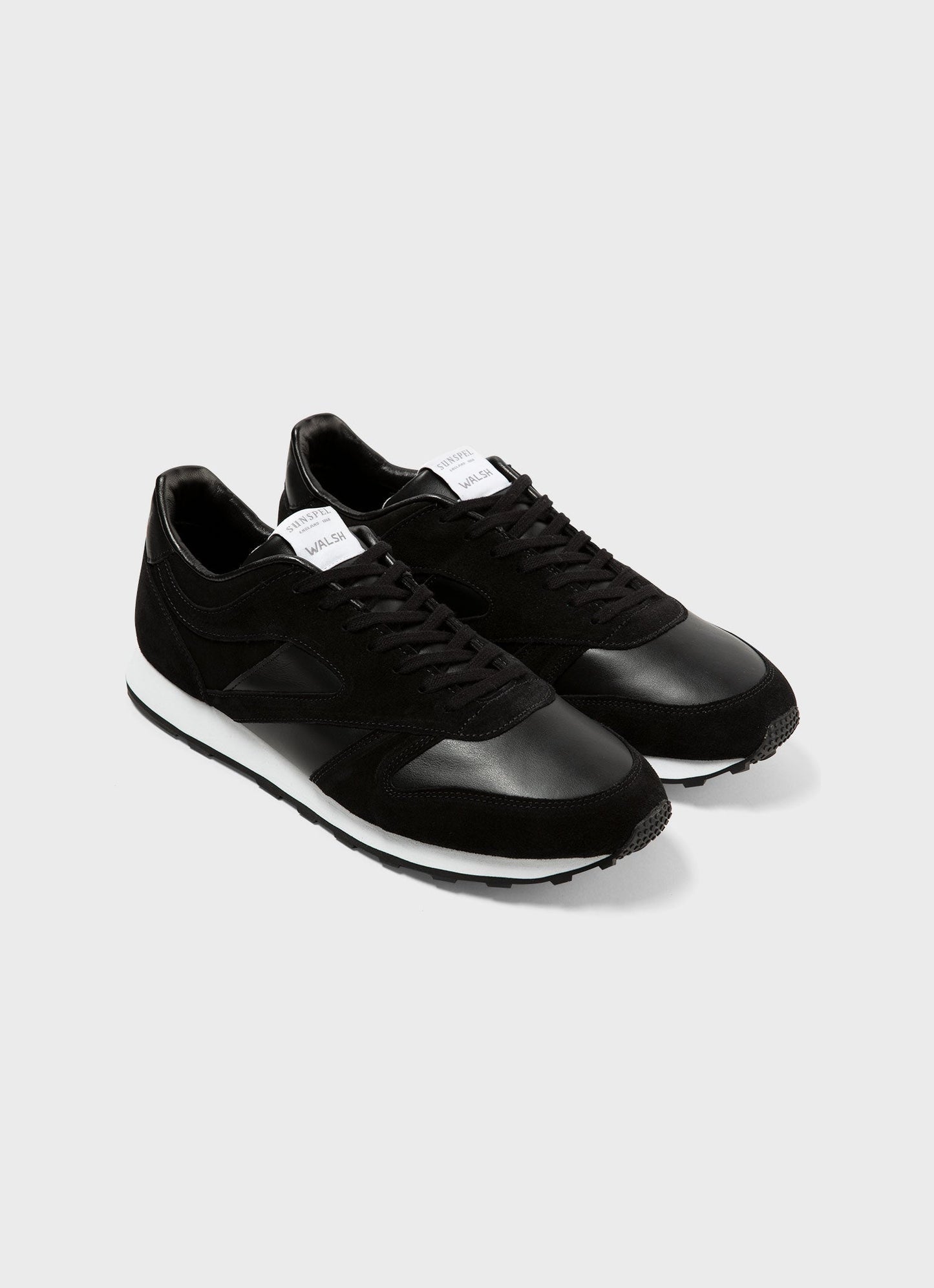 Mens Sunspel And Walsh Trainer In Black