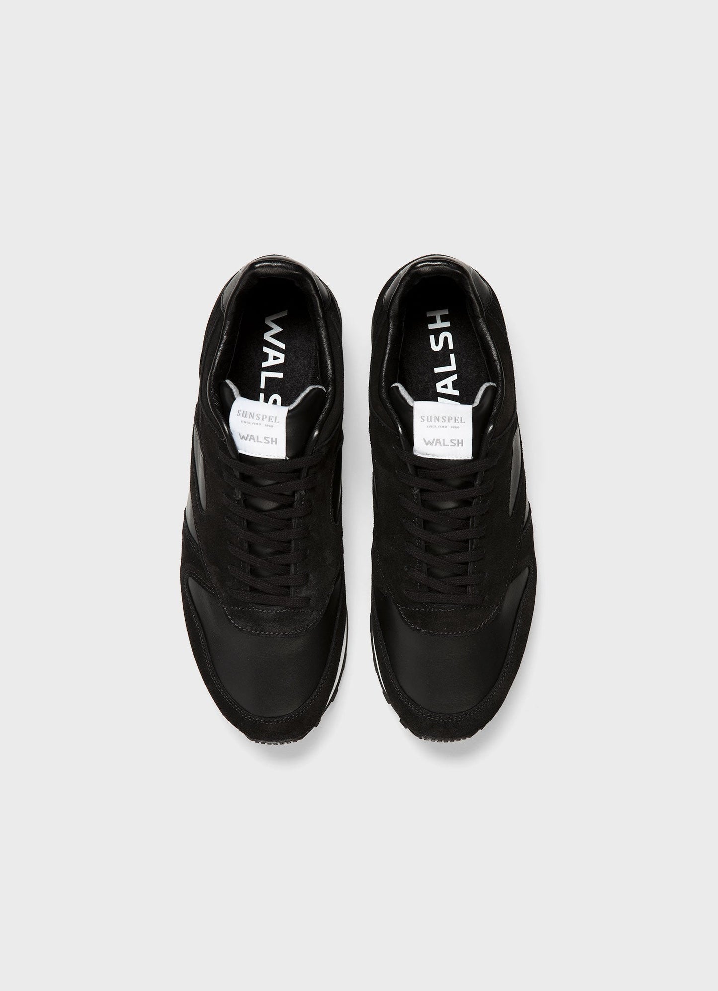 Mens Sunspel And Walsh Trainer In Black