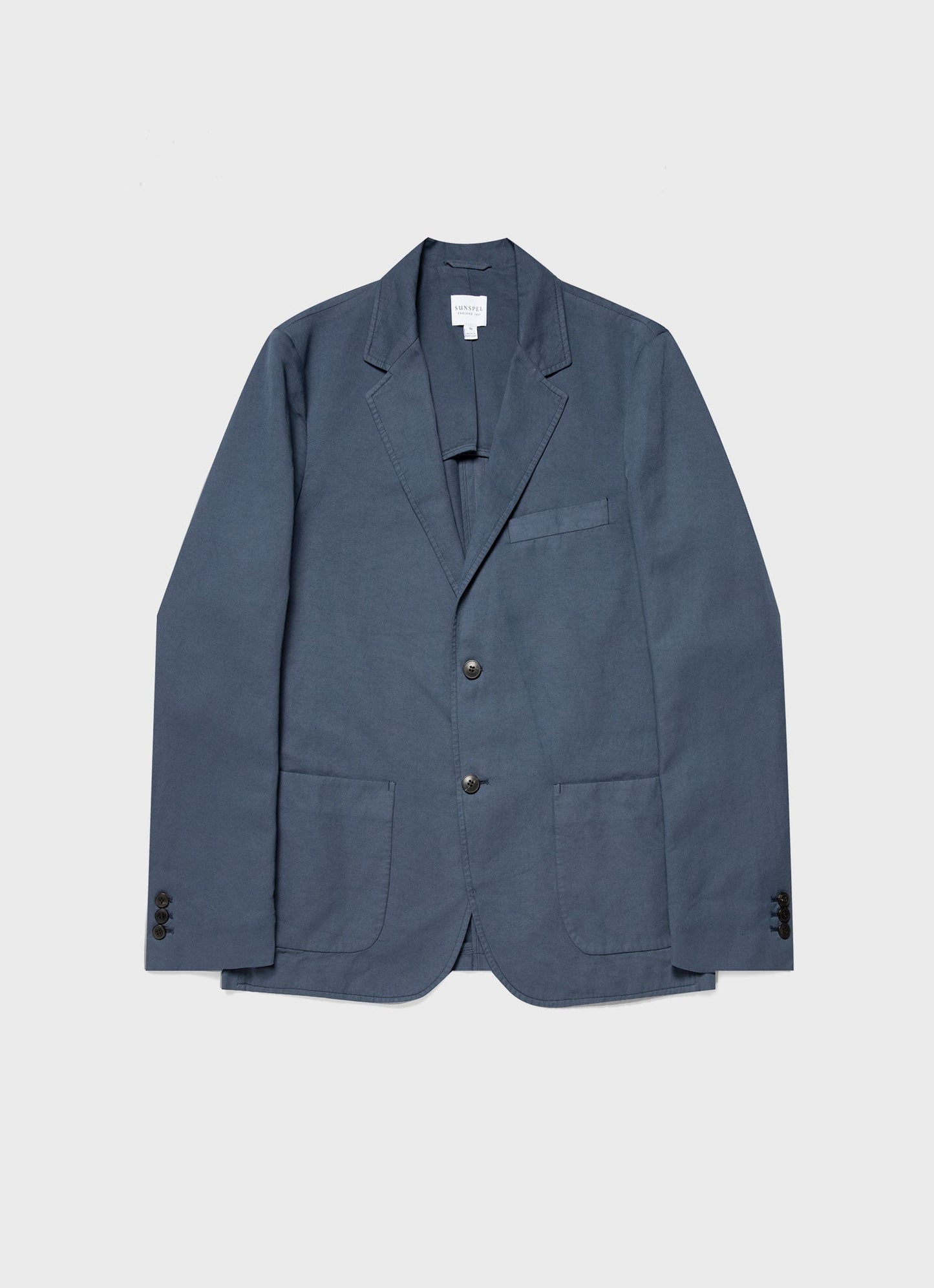 Men S Unstructured Blazer In Shale Blue Mjac7050 Burw