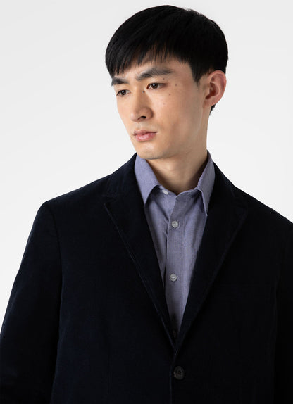 Mens Corduroy Blazer In Navy