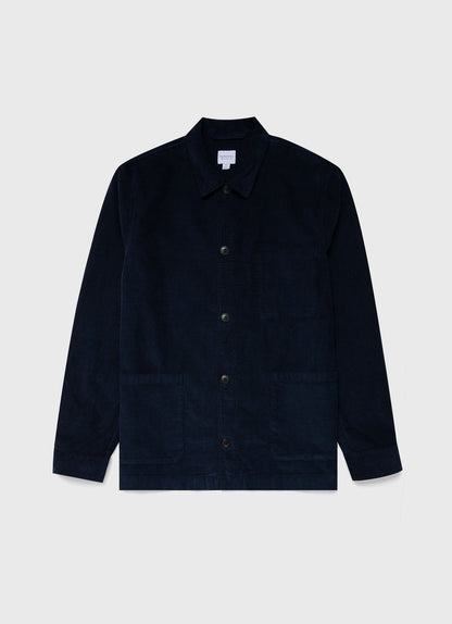Mens Corduroy Twin Pocket Jacket In Navy Mjac7114 Buaa